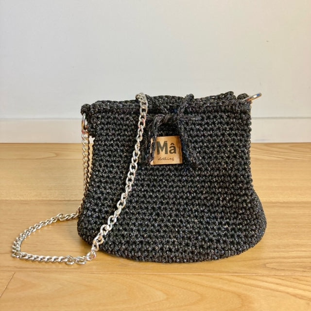 Borsa secchiello uncinetto