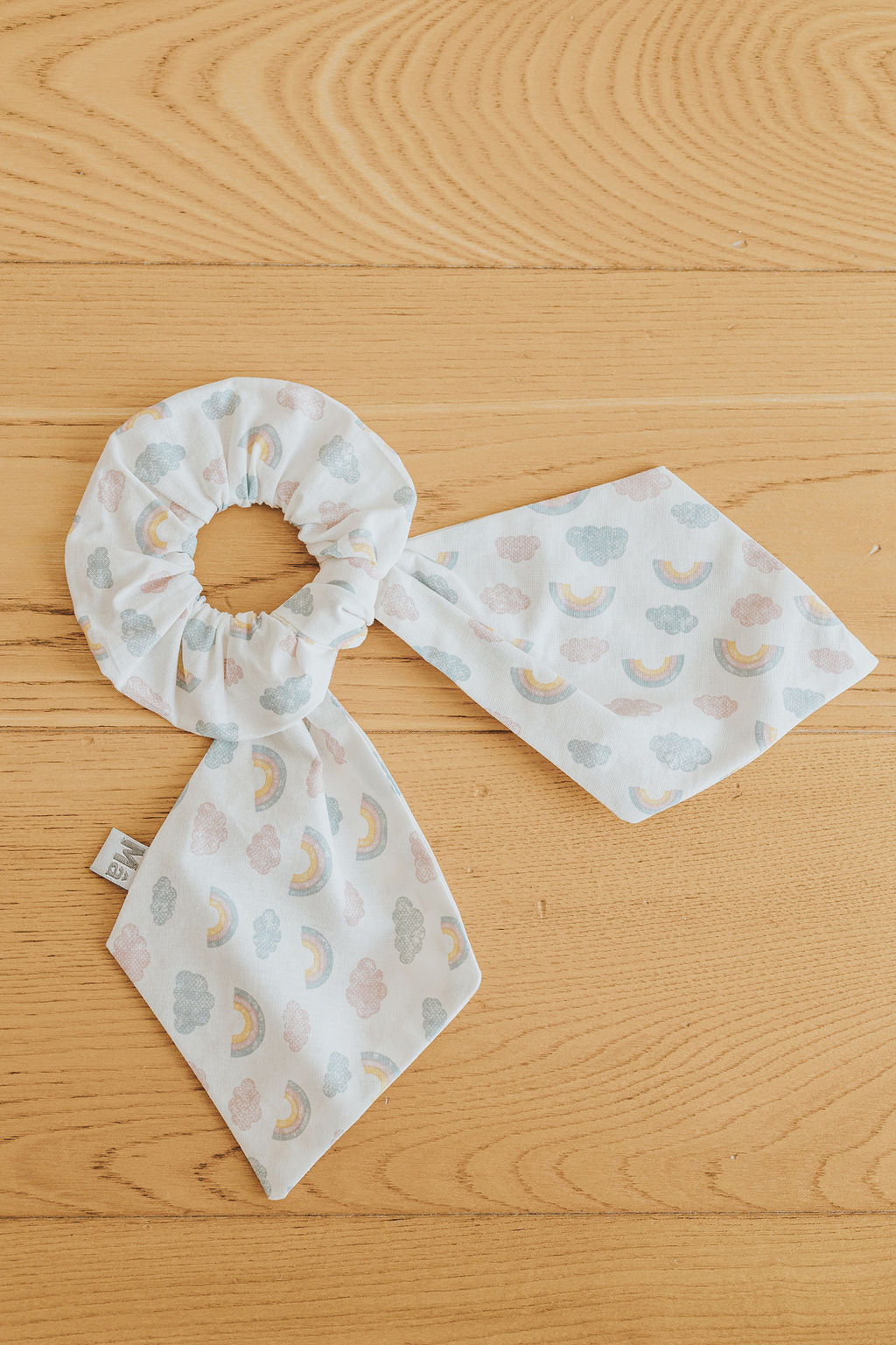 Scrunchies stoffa con fiocco grande